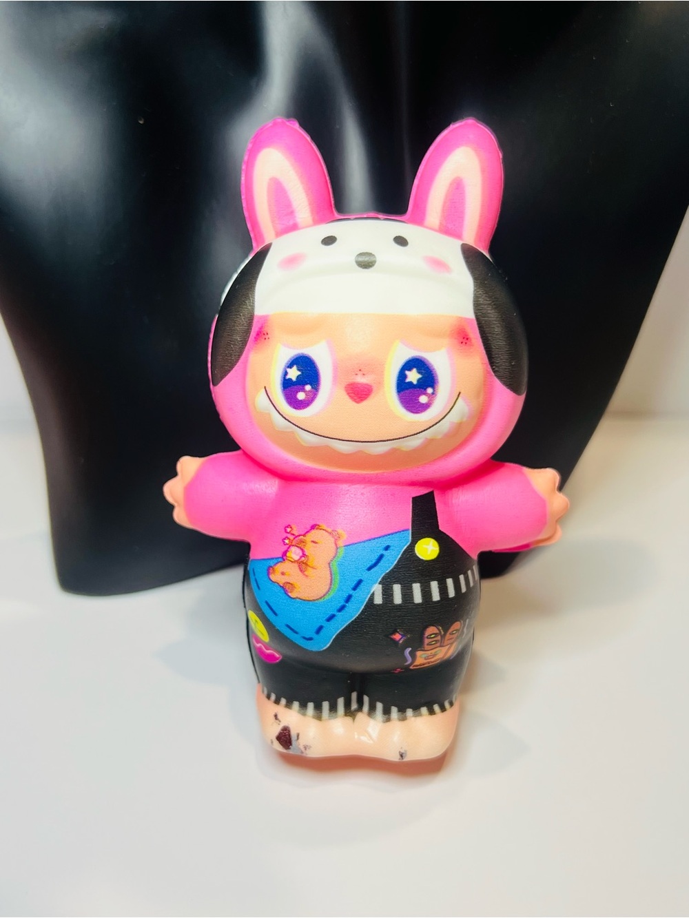 Pink LabubuCharacter Kids Toy Squishy